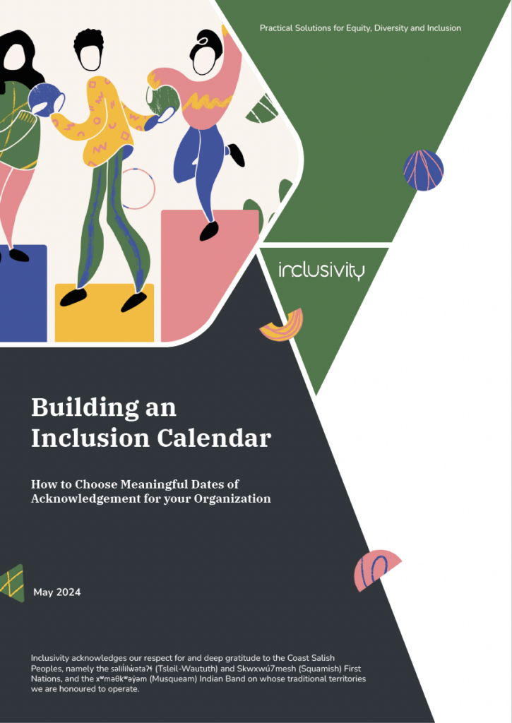 Building an Inclusion Calendar Guide